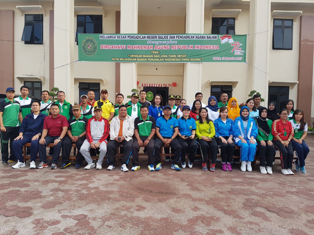 Perayaan HUT Mahkamah Agung RI Ke-72 di Pengadilan Negeri Balige